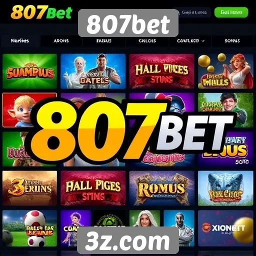 807bet oferece diversidade em jogos online