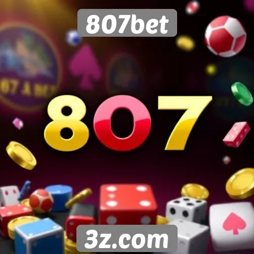 Variedade de jogos oferecidos pela 807bet